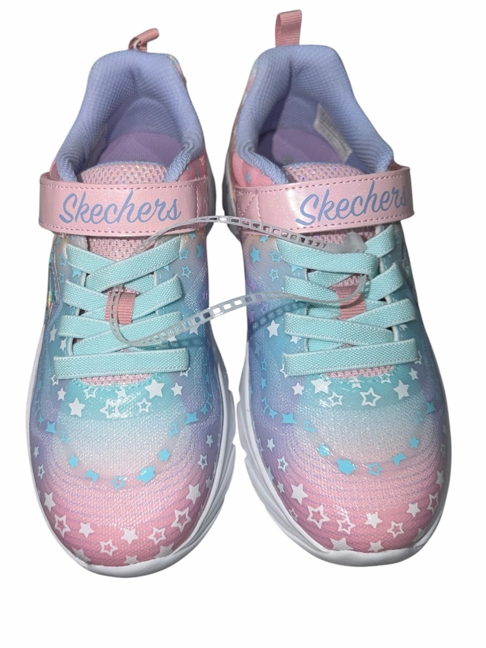Skechers Kids' Pastel Star Sneakers - Pink & Aqua & Purple